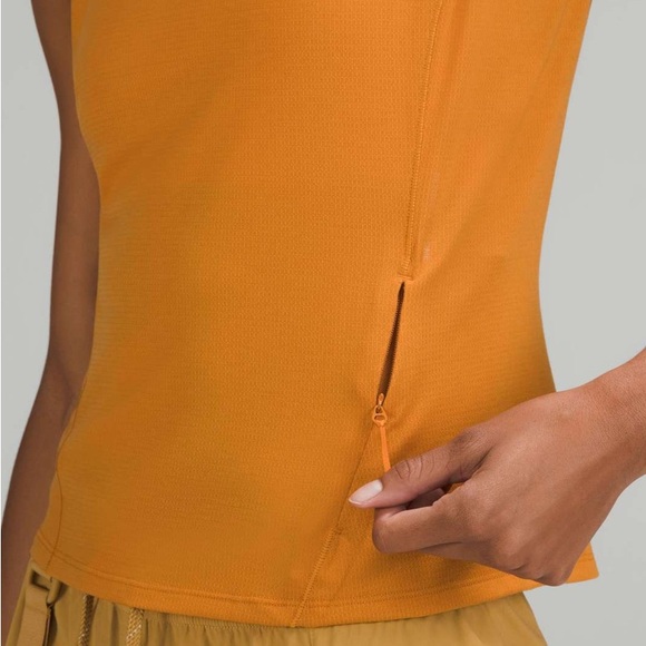 Lululemon Cap Sleeve Hiking Tank in Autumn Orange size 6 - Picture 2 of 10